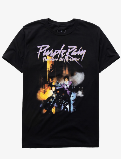 purple rain tour shirt